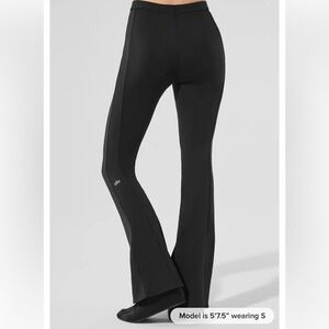 Alo yoga High-Waist Zip It Flare Legging Black Small